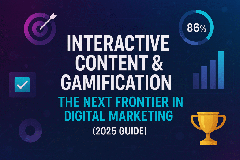 Interactive content and gamification in digital marketing 2025