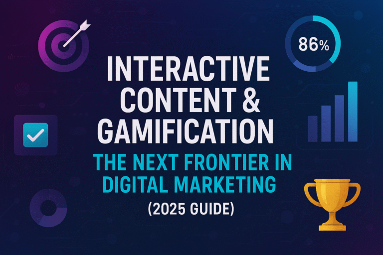 Interactive Content & Gamification: The Next Frontier in Digital Marketing (2025 Guide)