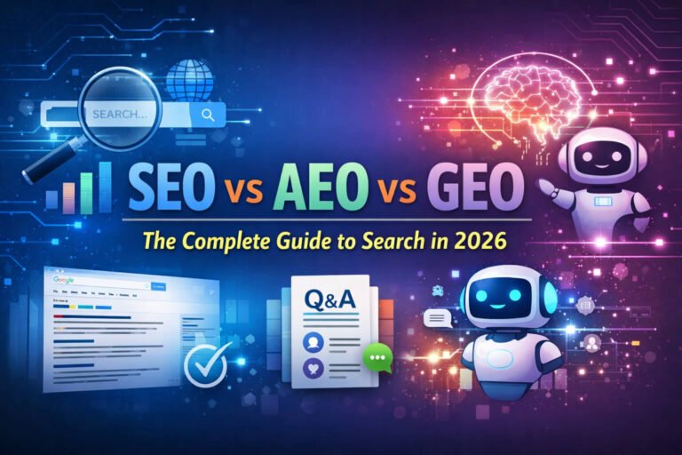 SEO vs AEO vs GEO: The Complete Guide to Search in 2026