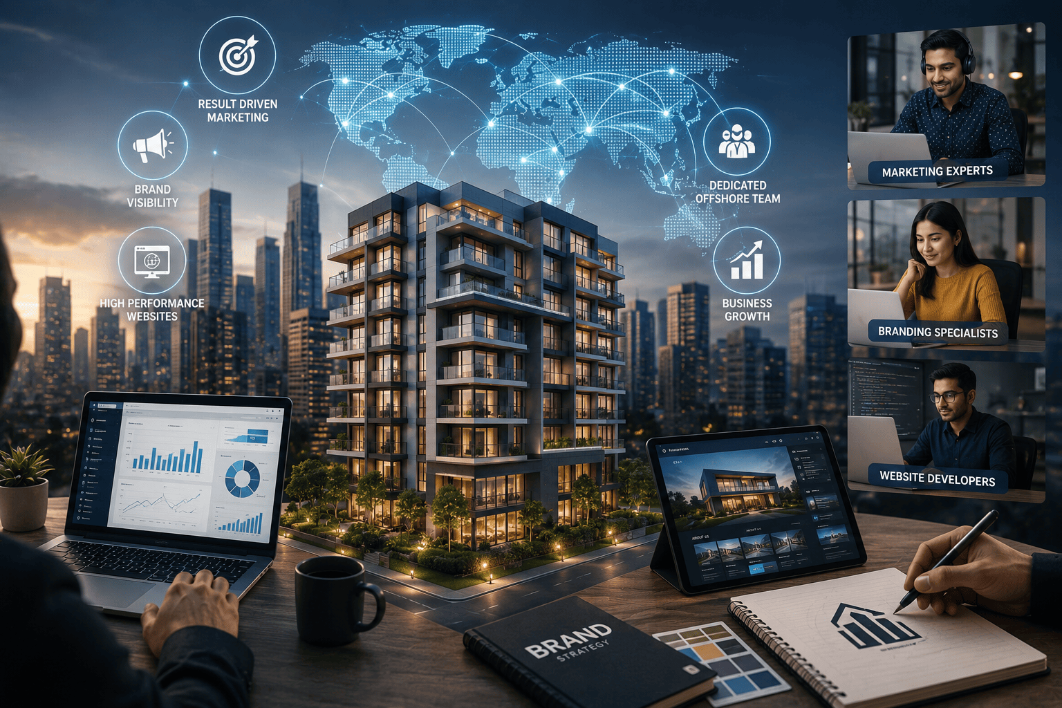 Grow Your Real Estate Business with Dedicated Offshore Marketing,
